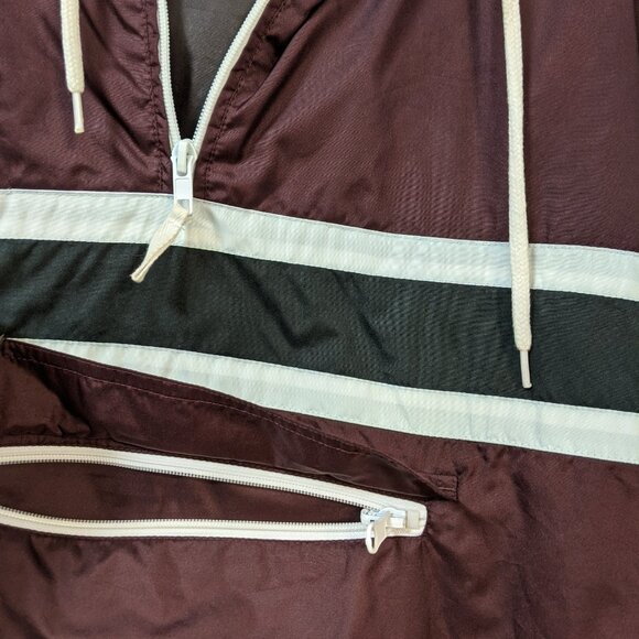 Burgundy pullover windbreaker - Picture 4 of 4